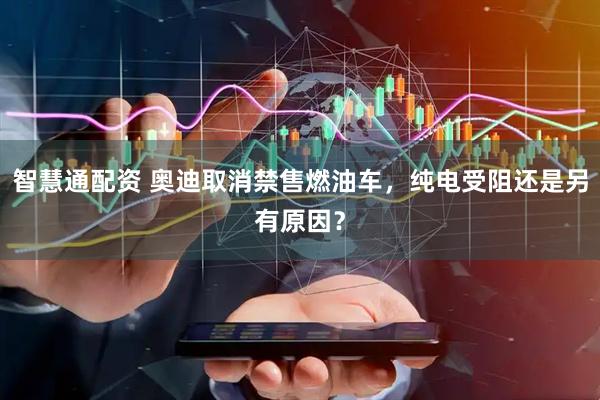 智慧通配资 奥迪取消禁售燃油车，纯电受阻还是另有原因？