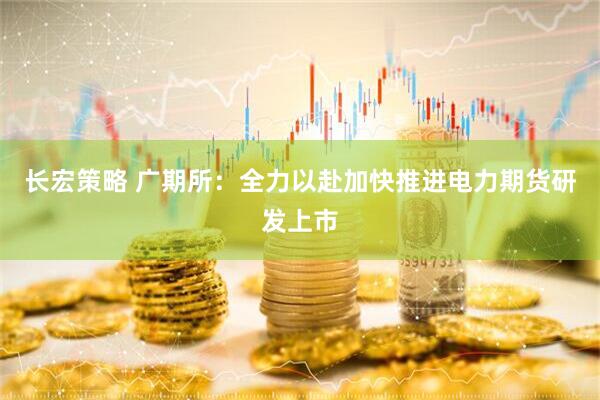 长宏策略 广期所：全力以赴加快推进电力期货研发上市